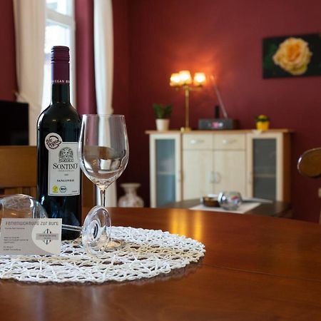 Ferienwohnung Zur Burg Trendelburg Esterno foto