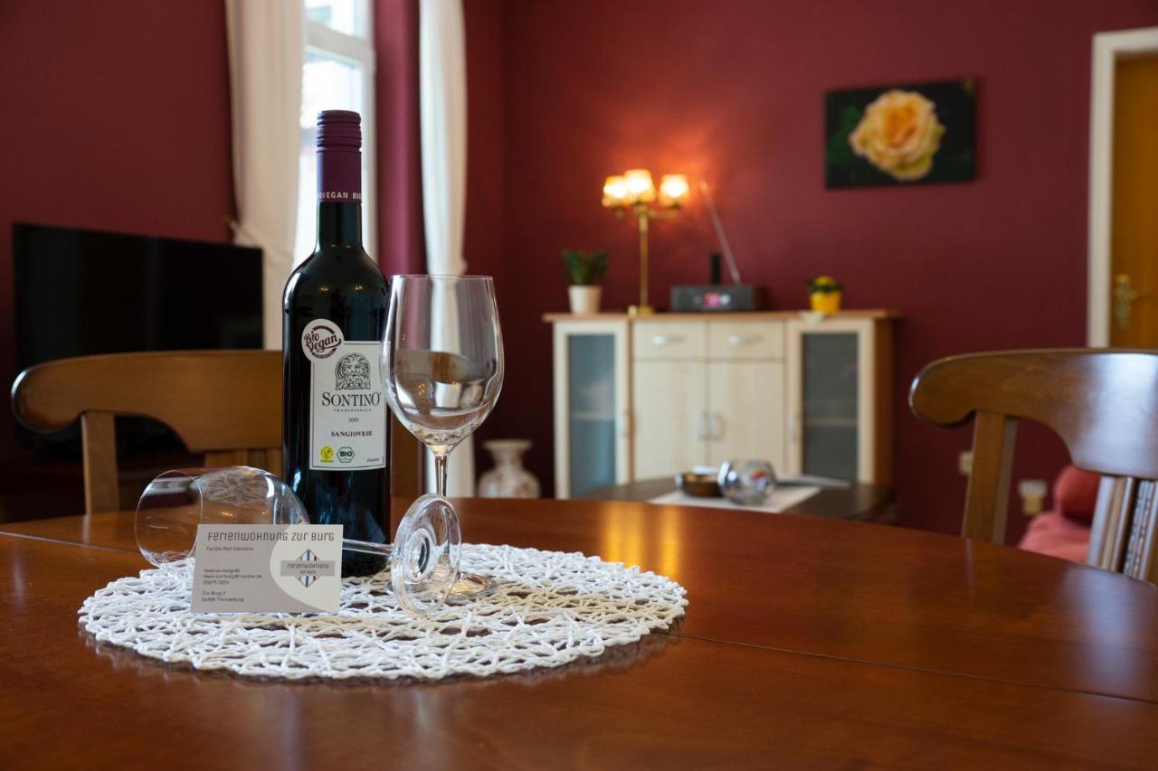 Ferienwohnung Zur Burg Trendelburg Esterno foto