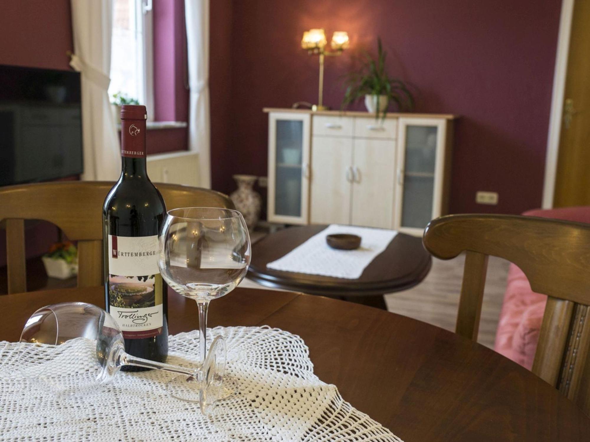 Ferienwohnung Zur Burg Trendelburg Esterno foto
