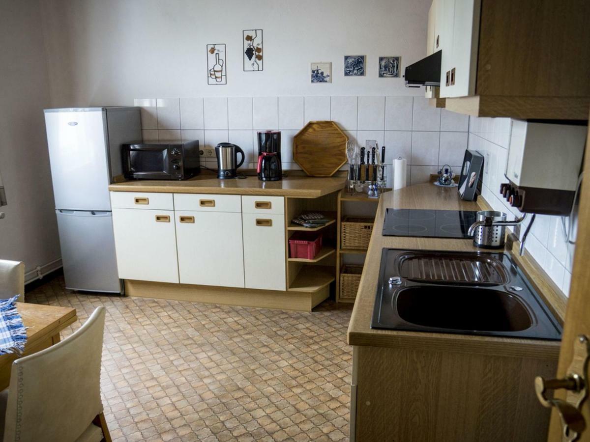 Ferienwohnung Zur Burg Trendelburg Esterno foto